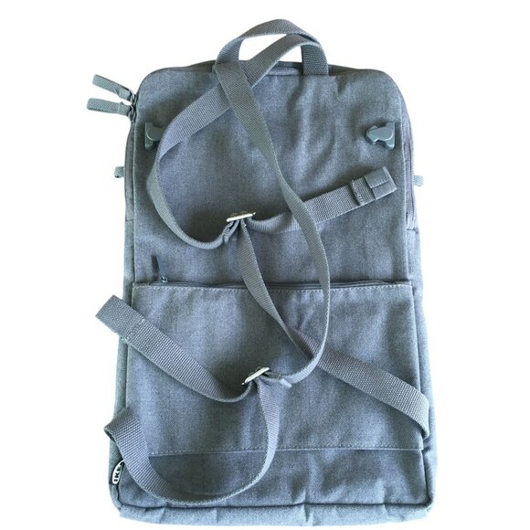 IKEA Forenkla Carry On Rolling Wheeled Travel Bag w/ Detachable Backpack Gray - Picture 10 of 16